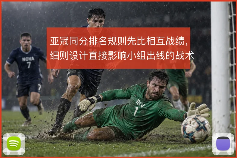 亚冠同分排名规则先比相互战绩，细则设计直接影响小组出线的战术博弈